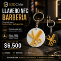 Llavero NFC para Barberías y Peluquerías