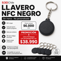 Pack 10 llaveros NFC Negro Genérico multiuso