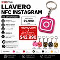 Pack 10 Llaveros NFC Instagram – Promoción