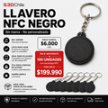 Pack Mayorista 100 Llaveros NFC Negros – Sin Logo