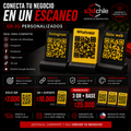 QR 3D Personalizado para Negocios promocion 3QR + 3 Bases QR