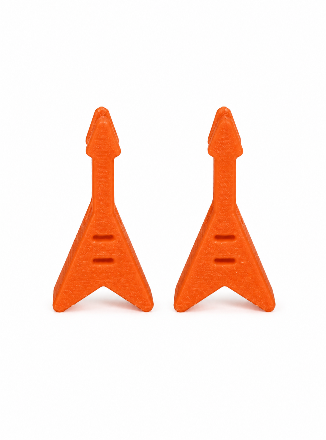 Pack 2 Charms para Cordones de Polerón Diseño Guitarra Impresión 3D PLA S3DChile