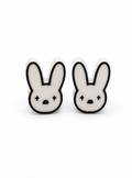 Pack 2 Charms para Cordones de Poleron modelo Conejo Kawaii Impresion 3D PLA S3DChile