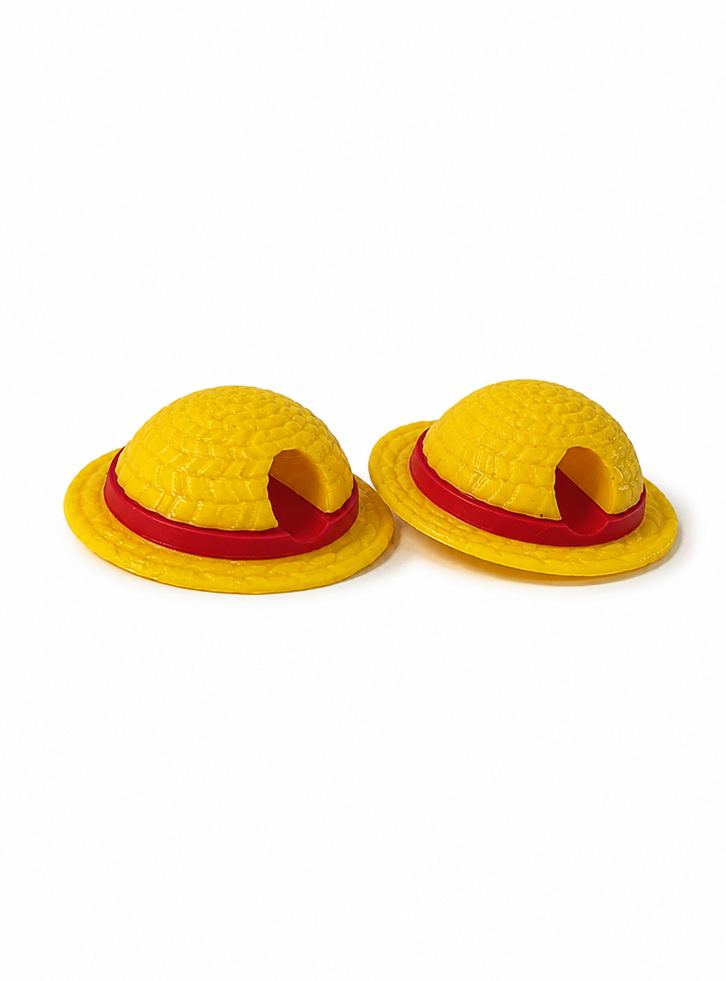 Pack 2 Charms para Cordones de Poleron Diseno Sombrero de Paja Anime Impresion 3D PLA S3DChile