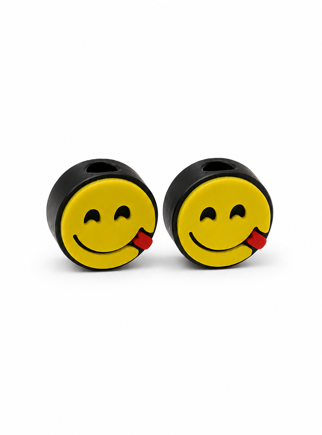Pack 2 Charms para Cordones de Polerón Diseño Emoji Saboreando Impresión 3D PLA S3DChile