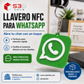 Llavero NFC para WhatsApp