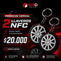 Promocion llavero NFC Rueda para Documentos del Vehículo | S3DChile