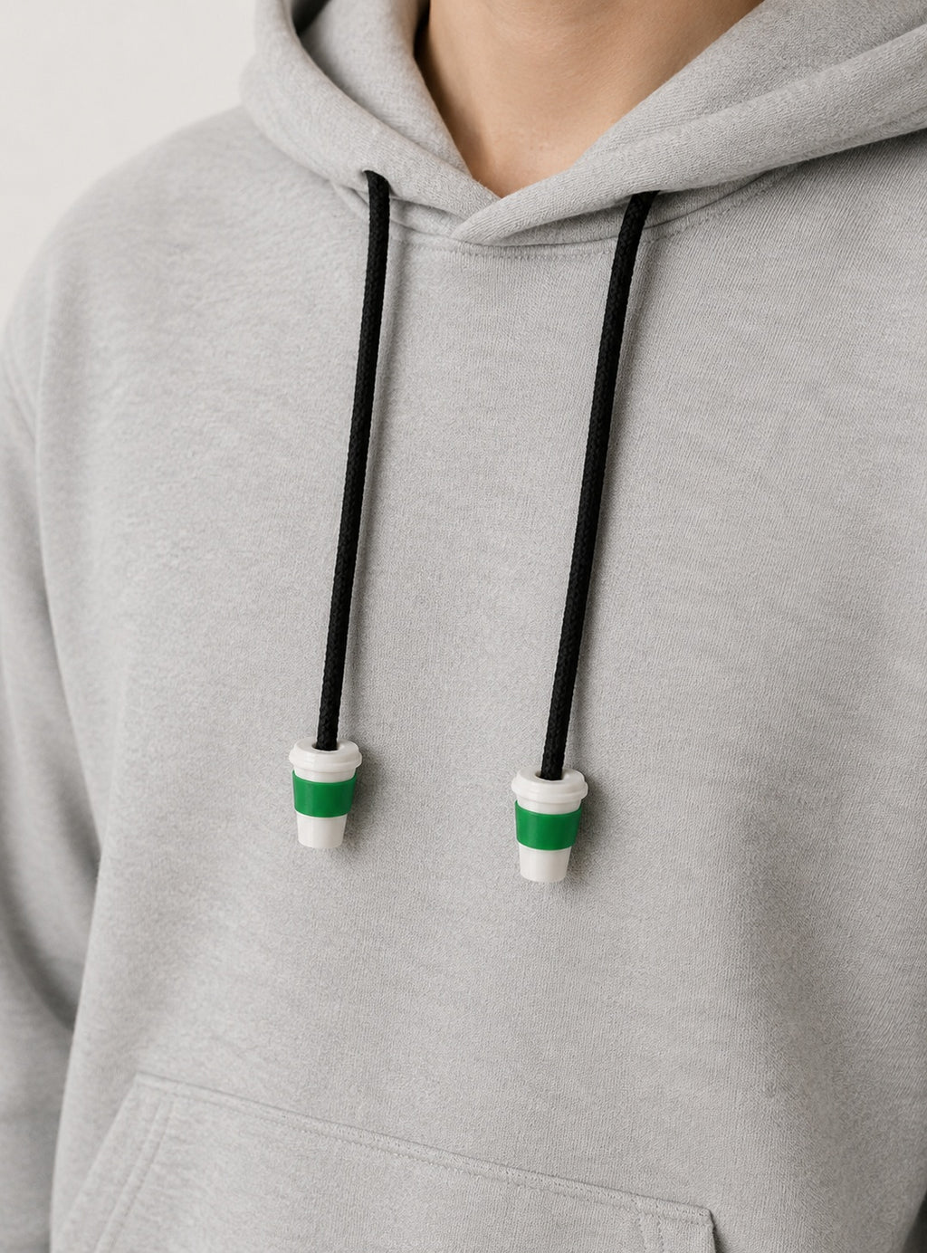 Pack 2 Charms para Cordones de Polerón Diseño Vaso de Café Impresión 3D PLA S3DChile