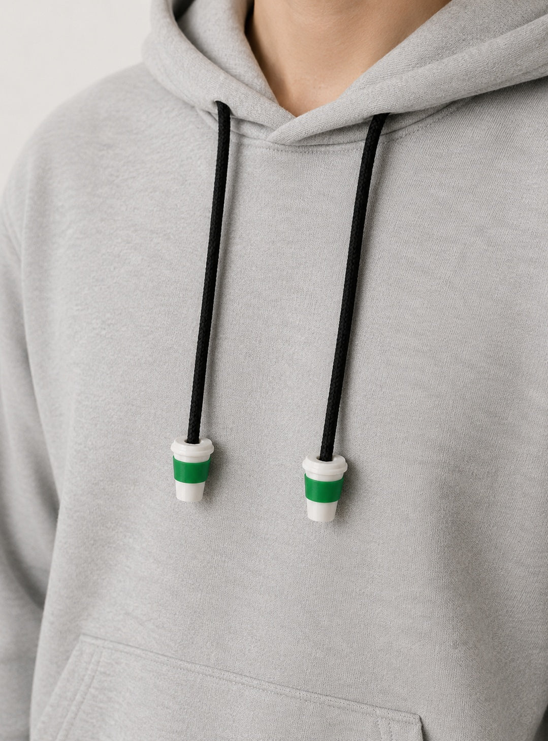 Pack 2 Charms para Cordones de Polerón Diseño Vaso de Café Impresión 3D PLA S3DChile