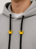 Pack 2 Charms para Cordones de Poleron Diseno Corona Impresion 3D PLA S3DChile